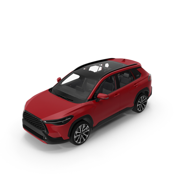 Generic SUV Vehicle Red Color PNG & PSD Images