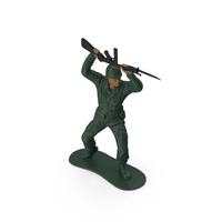 Toy Soldier Staying with Bayonet Rifle PNG & PSD Images