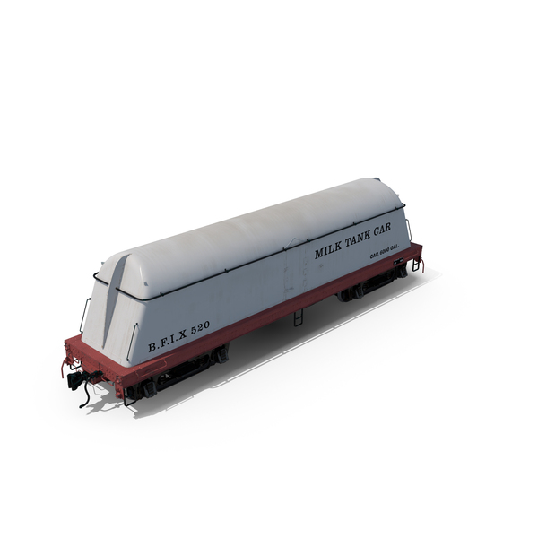 Milk Tank Railroad Car PNG & PSD Images