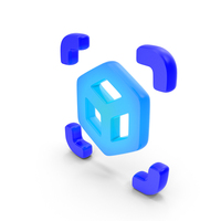 Augment Reality Symbol Glowing PNG & PSD Images