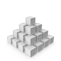 White Cubes PNG & PSD Images