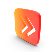Double Right Arrow Symbol Glowing PNG & PSD Images