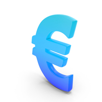 Euro Symbol Glo PNG & PSD Images