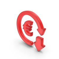 Cost Reduction Euro Symbol PNG & PSD Images