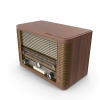 Vintage Analogue Radio PNG & PSD Images