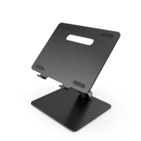 Adjustable Laptop Holder Stand Black PNG & PSD Images
