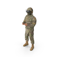 FPV Drone Operator with Remote Control in Hands Fur PNG & PSD Images