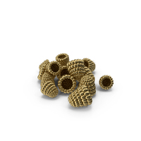Gold Raspberries Heap PNG & PSD Images