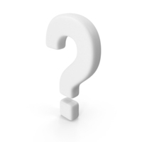Question Mark White PNG & PSD Images