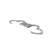 Hinged Galvanised Handcuffs PNG & PSD Images