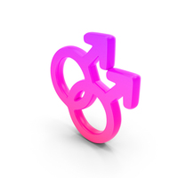 Gay Symbol Glowing PNG & PSD Images