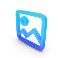 Image Symbol Glowing PNG & PSD Images
