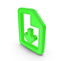 Download File Symbol Glowing PNG & PSD Images