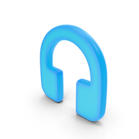 Headphone Symbol Glowing PNG & PSD Images