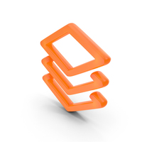 Layers Symbol Glowing PNG & PSD Images