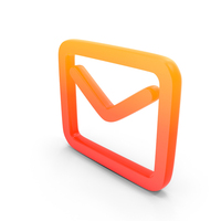 New Mail Symbol Glowing PNG & PSD Images