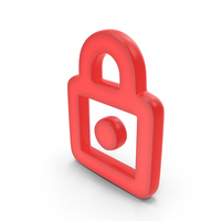 Lock Symbol Glowing PNG & PSD Images