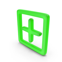 Plus Button Symbol Glowing PNG & PSD Images