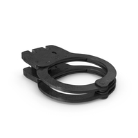 Hinged Oxidized Handcuffs PNG & PSD Images