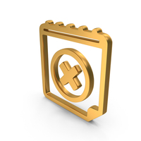 Cancel Event Calendar Icon Gold PNG & PSD Images