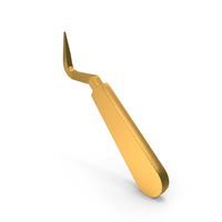 Gold Dentist Tool Icon PNG & PSD Images