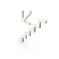 Iron Stairs Down Left PNG & PSD Images