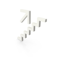 Iron Stairs Up Right PNG & PSD Images