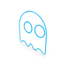 Neon Ghost Inky PNG & PSD Images