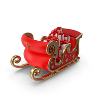 Christmas Sleigh PNG & PSD Images