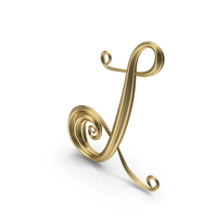 Gold Letter L PNG & PSD Images