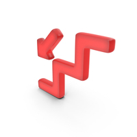 Stairs Down Symbol Glo PNG & PSD Images