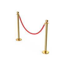 Gold Rope Berrier PNG & PSD Images