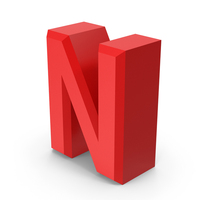 Red Letter N PNG & PSD Images