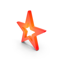 Star Outline Symbol Glowing PNG & PSD Images