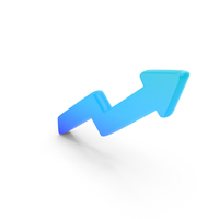 Trend Graph Symbol Glowing PNG & PSD Images