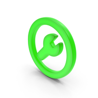 Wrench Symbol Glowing PNG & PSD Images