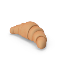 Cartoon Croissant PNG & PSD Images