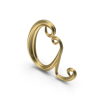 Gold Letter A PNG & PSD Images