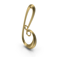Gold Letter B PNG & PSD Images