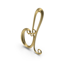 Gold Letter D PNG & PSD Images