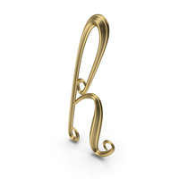 Gold Letter H PNG & PSD Images