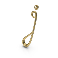 Gold Letter J PNG & PSD Images