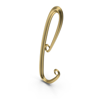 Gold Letter L PNG & PSD Images