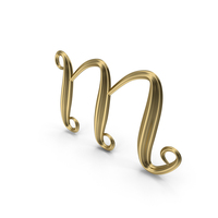 Gold Letter M PNG & PSD Images