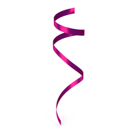 Purple Curly Ribbon PNG & PSD Images
