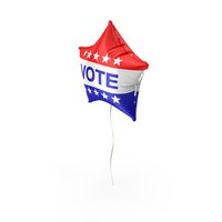 Balloon Star Vote PNG & PSD Images