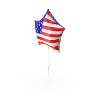 Star Flag Balloon PNG & PSD Images