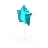 Star Blue Balloon PNG & PSD Images