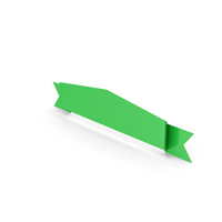 Green Ribbon Banner PNG & PSD Images