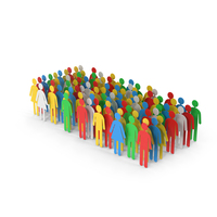 Group Of People Colored Figures PNG & PSD Images